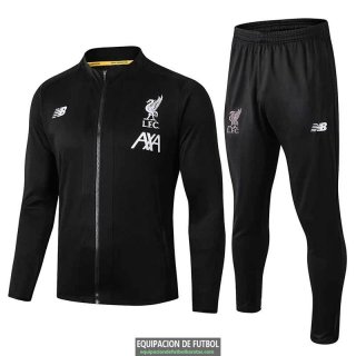 Liverpool Chaqueta Black White + Pantalon 2019-2020