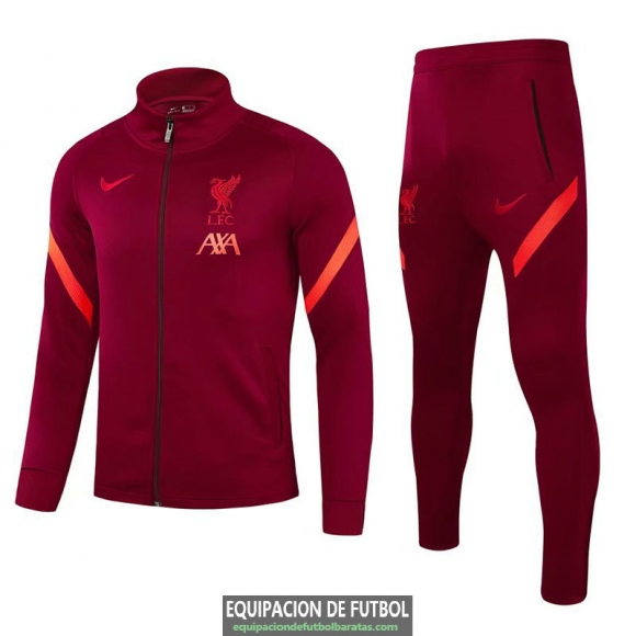 Liverpool Chaqueta Red + Pantalon Red 2021/2022