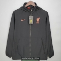 Liverpool Chaqueta Rompevientos Black Orange 2021/2022