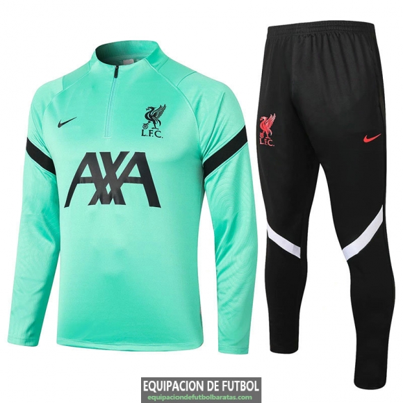 Liverpool Sudadera De Entrenamiento Green + Pantalon 2020/2021