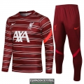 Liverpool Sudadera De Entrenamiento Red II + Pantalon Red II 2021/2022