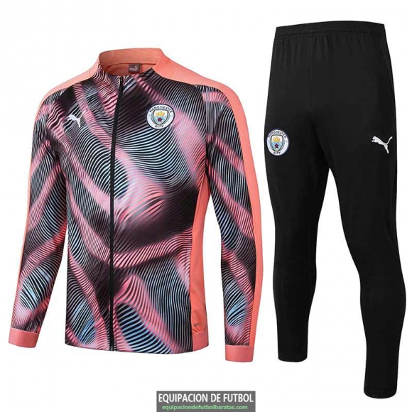 Manchester City Chaqueta Pink + Pantalon 2019-2020