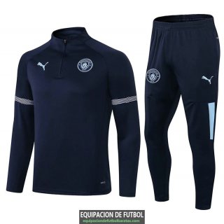 Manchester City Sudadera De Entrenamiento Navy II + Pantalon Navy II 2021/2022