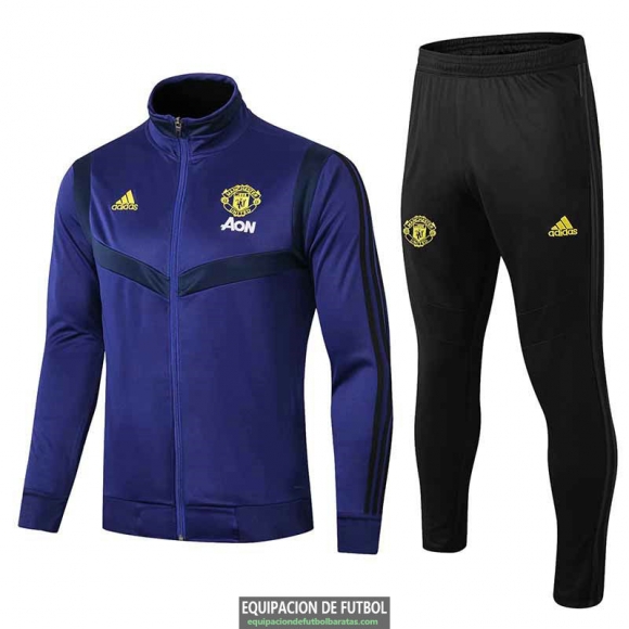 Manchester United Chaqueta Blue + Pantalon 2019-2020