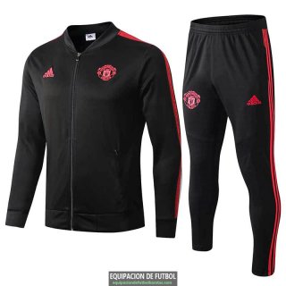 Manchester United Chaqueta Red Black + Pantalon 2019-2020