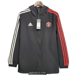 Manchester United Chaqueta Rompevientos Black 2020-2021