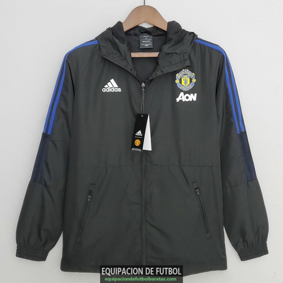 Manchester United Chaqueta Rompevientos Black II 2022/2023