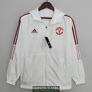 Manchester United Chaqueta Rompevientos White I 2022/2023