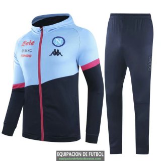 Napoli Chaqueta Capucha Blue + Pantalon 2020/2021