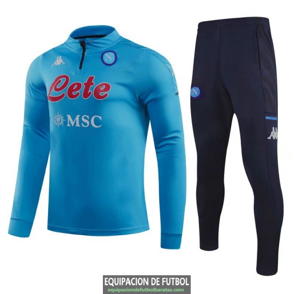 Napoli Sudadera De Entrenamiento Blue + Pantalon 2020/2021