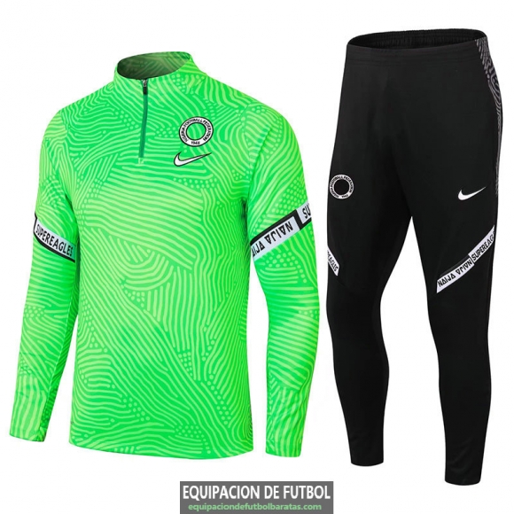 Nigeria Sudadera De Entrenamiento Green + Pantalon 2020/2021