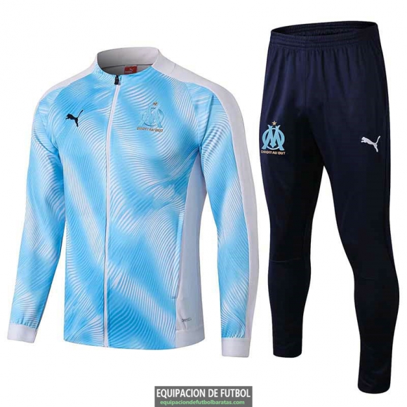 Olympique Marseille Chaqueta Blue + Pantalon 2019-2020