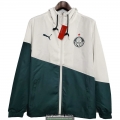 Palmeiras Chaqueta Rompevientos White Green 2020-2021