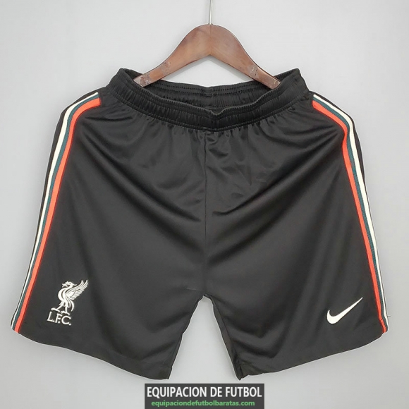 Pantalon Corto Liverpool Black 2021/2022