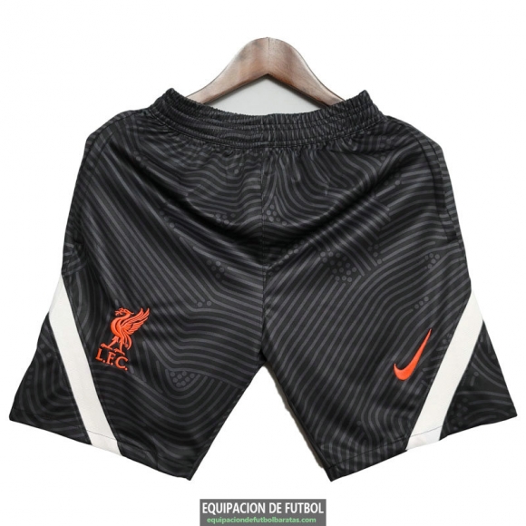 Pantalon Corto Liverpool Black White 2020-2021