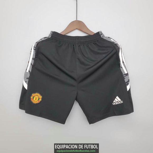 Pantalon Corto Manchester United Training Black III 2021/2022