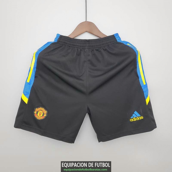 Pantalon Corto Manchester United Training Black IV 2021/2022