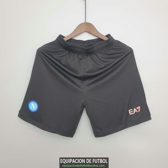 Pantalon Corto Napoli Black 2021/2022