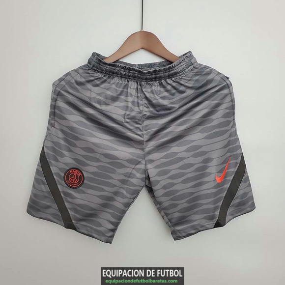 Pantalon Corto PSG Training Black Gray IV 2021/2022