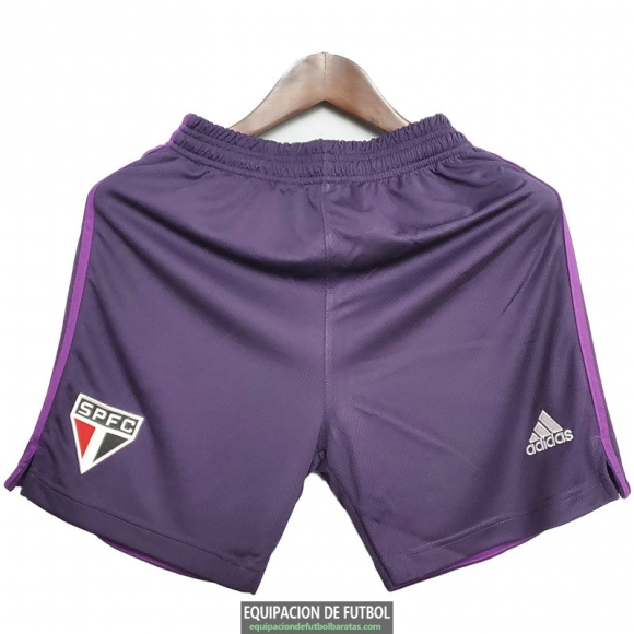 Pantalon Corto Sao Paulo FC Portero Purple 2020-2021