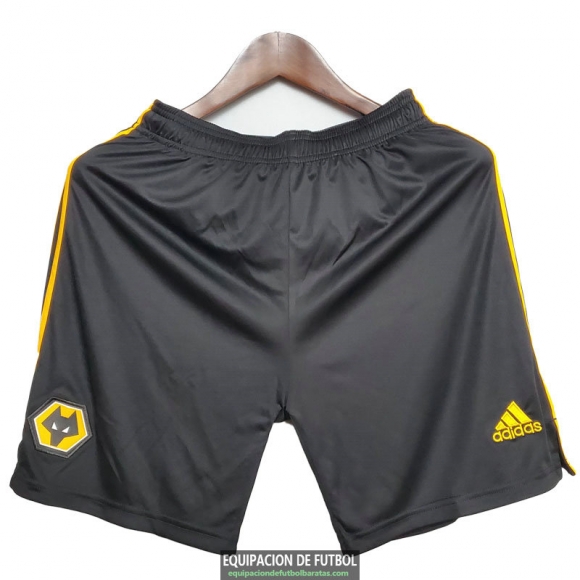 Pantalon Corto Wolves Black 2020-2021