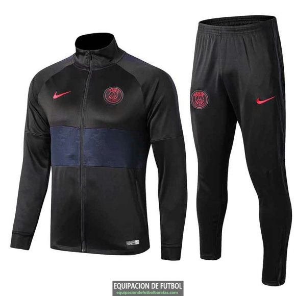 PSG Chaqueta Black + Pantalon 2019-2020