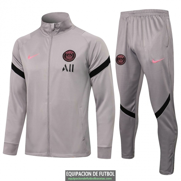 PSG Chaqueta Grey+ Pantalon Grey 2021/2022