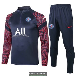 PSG Sudadera De Entrenamiento Navy + Pantalon 2020-2021