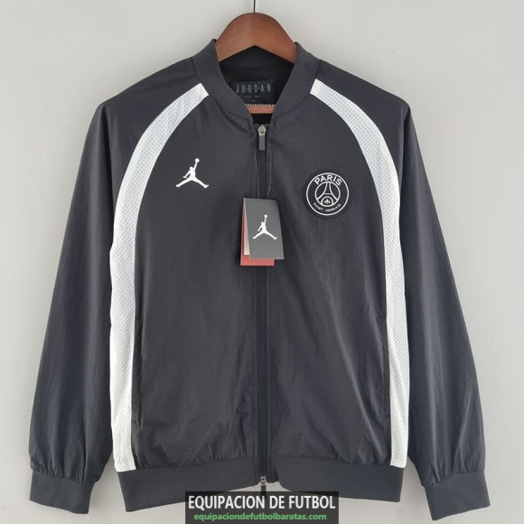 PSG x Jordan Chaqueta Rompevientos Black I 2022/2023