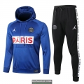 PSG x JORDAN Sudadera Capucha Blue + Pantalon 2020-2021