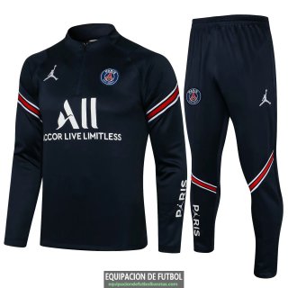 PSG x Jordan Sudadera De Entrenamiento Royal + Pantalon Royal 2021/2022