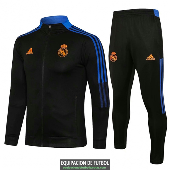 Real Madrid Chaqueta Black II + Pantalon Black II 2021/2022