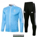 Real Madrid Chaqueta Blue III + Pantalon Black 2021/2022