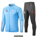 Real Madrid Chaqueta Blue + Pantalon 2020-2021