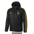 Real Madrid Chaqueta De Invierno Black Golden 2020/2021