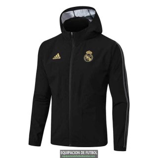 Real Madrid Chaqueta Rompevientos Black 2019-2020