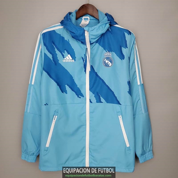 Real Madrid Chaqueta Rompevientos Blue Camouflage 2021/2022