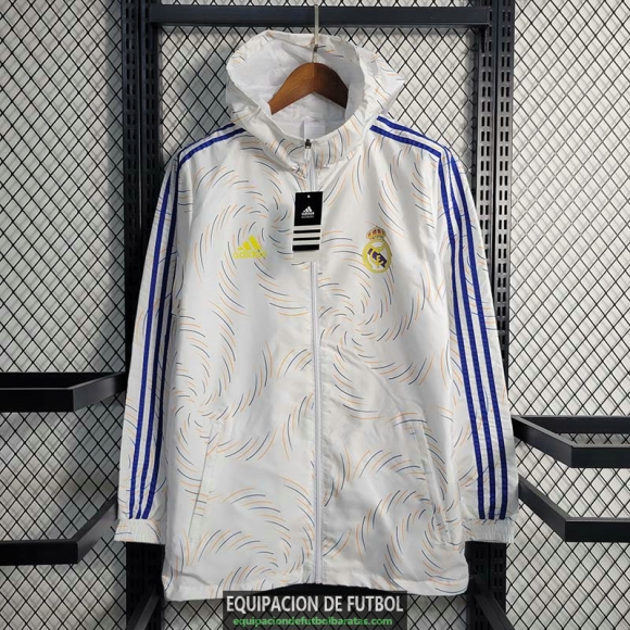 Real Madrid Chaqueta Rompevientos White II 2023/2024