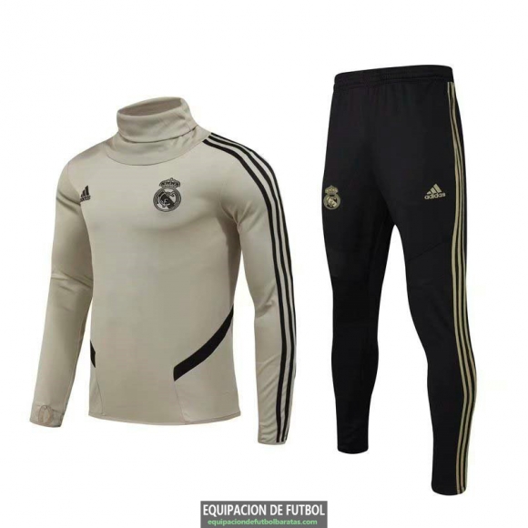 Real Madrid Sudadera De Entrenamiento High Collar + Pantalon 2019-2020