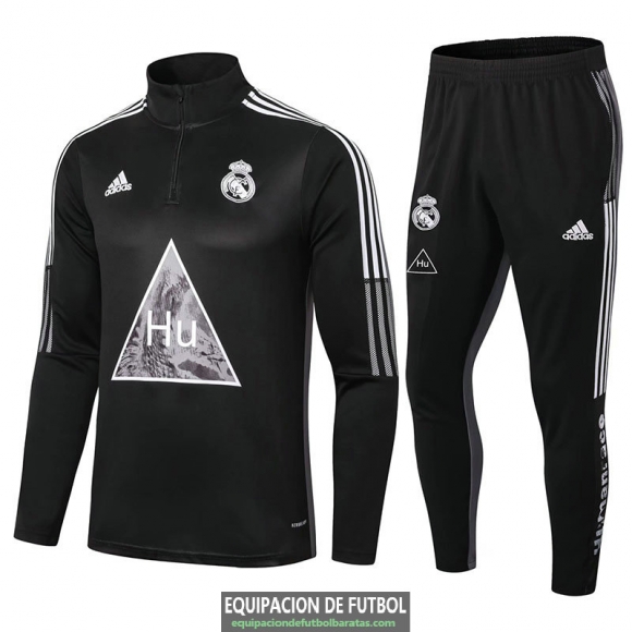 Real Madrid x Humanrace Sudadera De Entrenamiento Black+ Pantalon 2020/2021