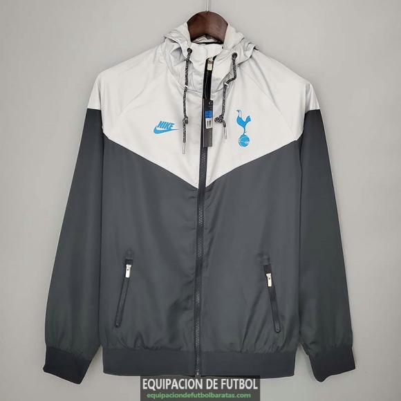 Tottenham Hotspur Chaqueta Rompevientos Black Grey 2021/2022