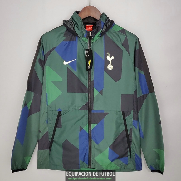 Tottenham Hotspur Chaqueta Rompevientos Green Pattern 2021/2022