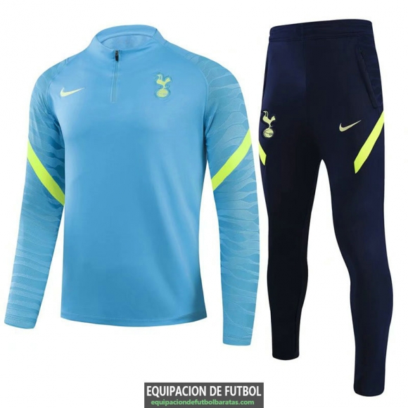 Tottenham Hotspur Sudadera De Entrenamiento Blue III + Pantalon 2021/2022