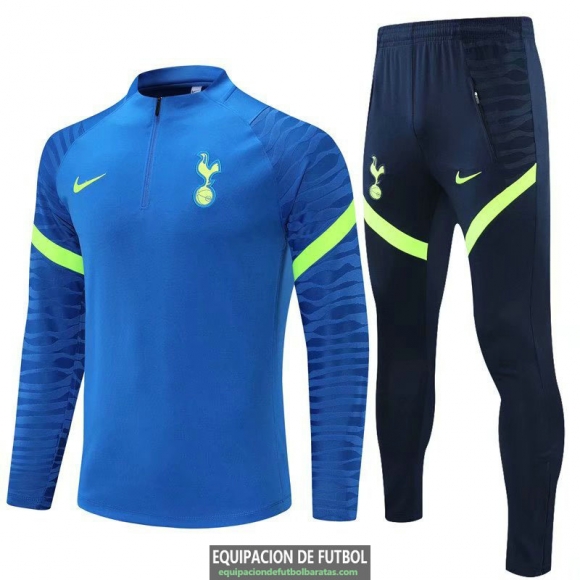 Tottenham Hotspur Sudadera De Entrenamiento Blue + Pantalon Blue 2021/2022