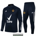 Wolves Sudadera De Entrenamiento Navy + Pantalon Navy 2021/2022