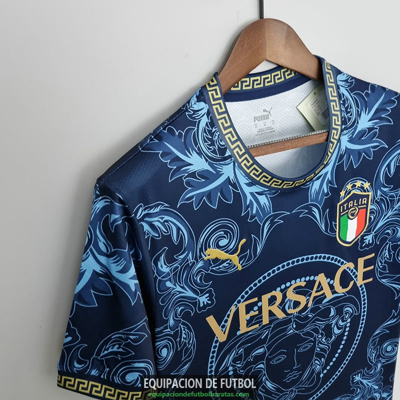 Camiseta Italia x Versace Blue 2022/2023 [2022W04187] €19.50